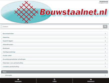 Tablet Screenshot of bouwstaalnet.nl